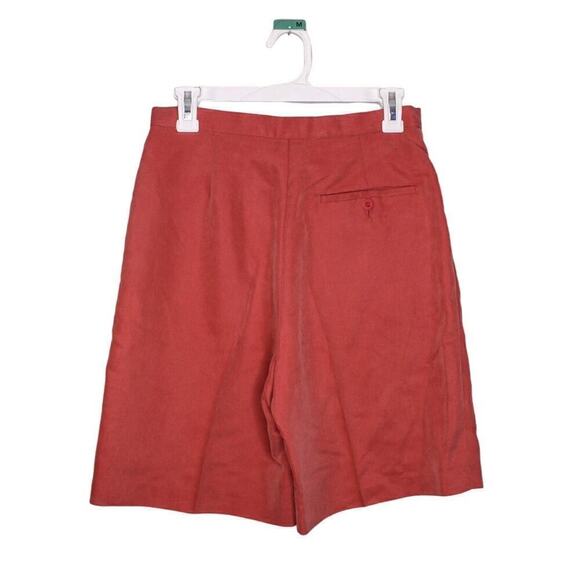 Haley Reserve Golf Shorts Size 6  Salmon Orange Red - Picture 2 of 3